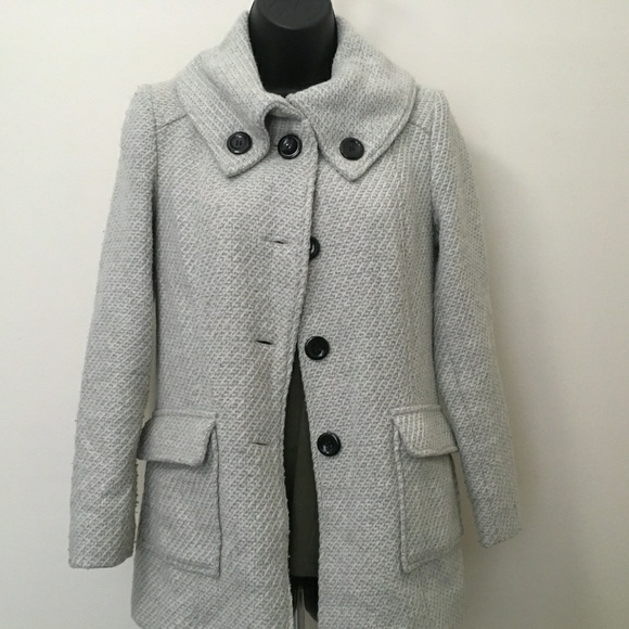 light gray peacoat